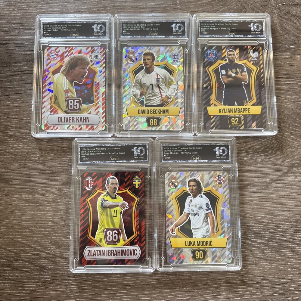 Graded 10 - David Beckham, Luka Modric, Oliver Kahn, Mbappe & Zlatan Ibrahimovic